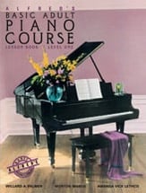 Alfred's Basic Adult Piano Course piano sheet music cover